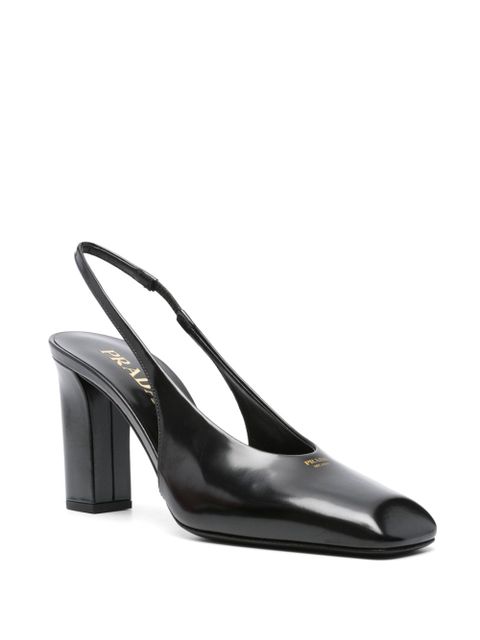 Prada 85mm patent leather pumps - Black - zdjęcie produktu nr 2