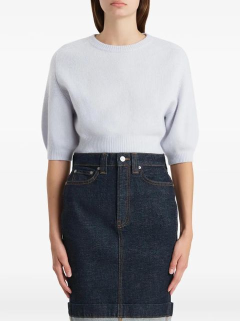 KHAITE short sleeve top - Blue
