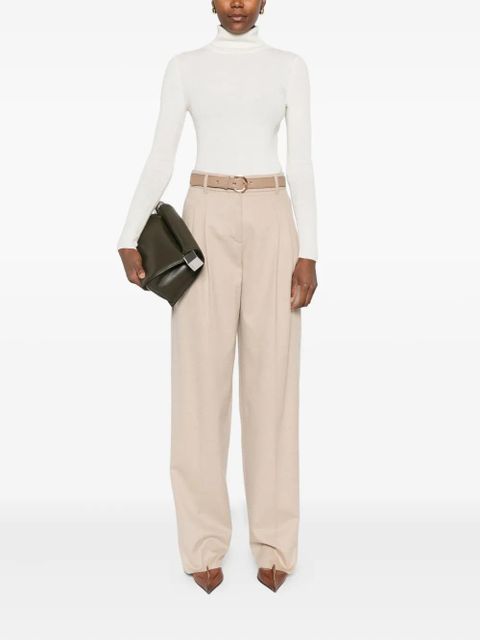 Max Mara pleated belted trousers - Neutrals - zdjęcie produktu nr 2