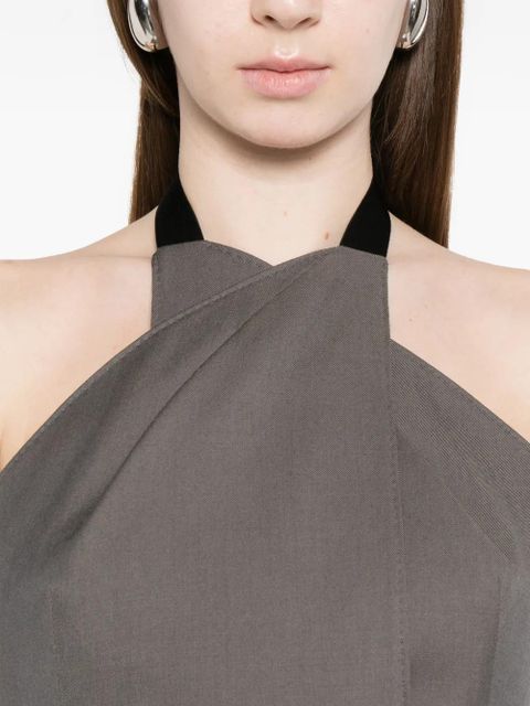 Max Mara double-breasted waistcoat - Grey