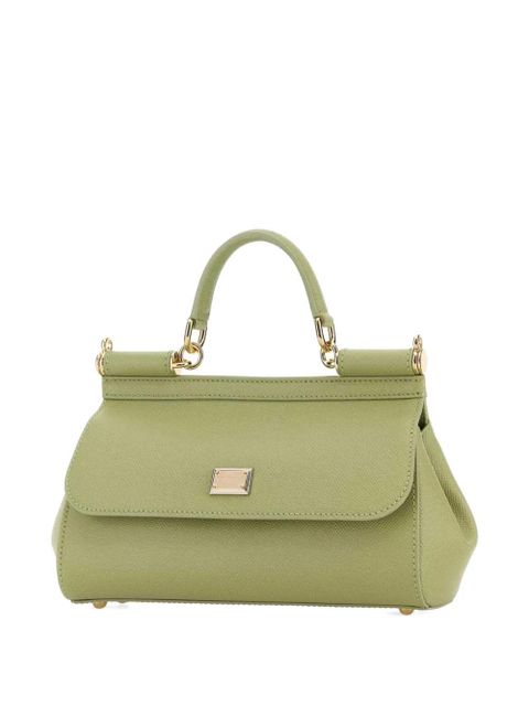 Dolce & Gabbana medium Sicily leather tote bag - Green