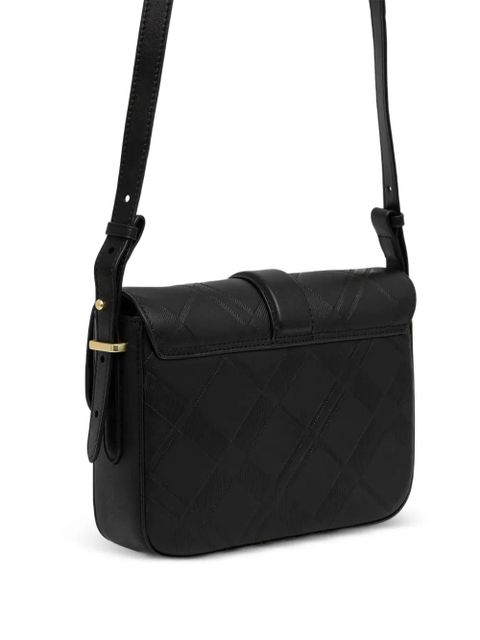 Barbour Rosa Deboss quilted buckle cross body bag - Black