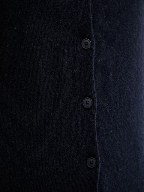 United Colors of Benetton kardigan z dodatkiem wełny damski kolor granatowy lekki 102HD502B