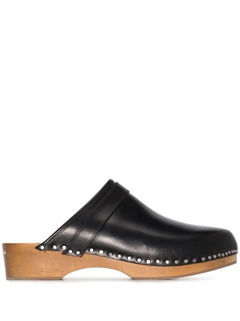 Isabel Marant Thalie round toe clogs - Black - zdjęcie produktu nr 1