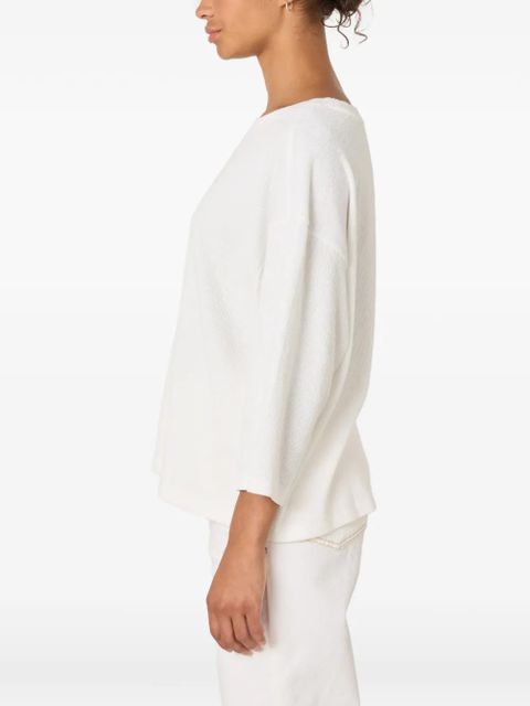 American Vintage Yruki ribbed T-shirt - White