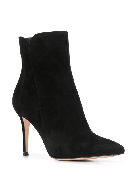 Gianvito Rossi Levy 85mm suede ankle boots - Black - zdjęcie produktu nr 2