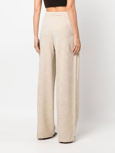 Cult Gaia cut-out wide-leg trousers - Neutrals