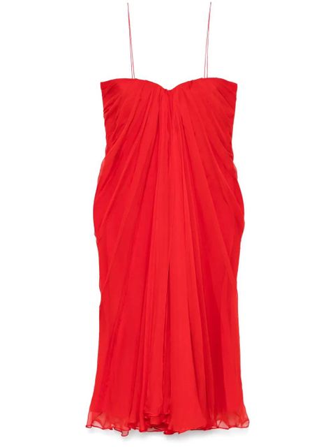 Alexander McQueen strapless dress - Red - zdjęcie produktu nr 1