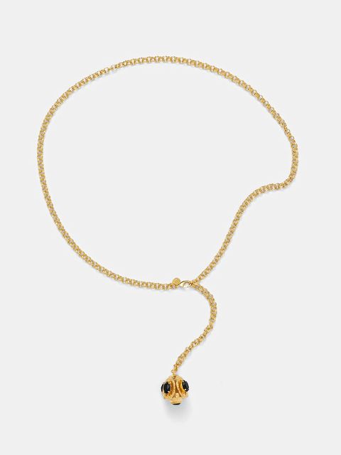 Luisa Spagnoli pasek damski kolor złoty 542494 - zdjęcie produktu nr 2