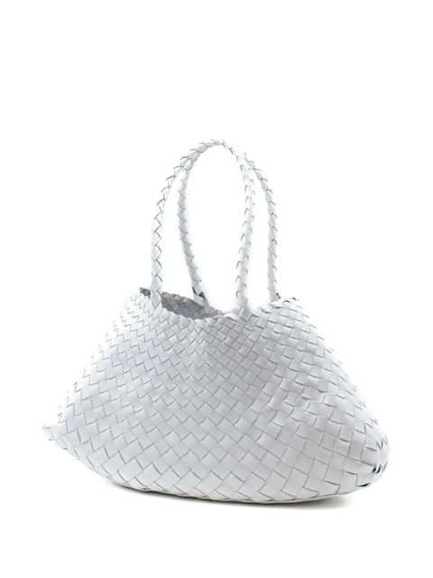 DRAGON DIFFUSION big Santa Croce woven tote bag - White - zdjęcie produktu nr 2