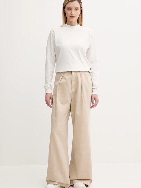 G-Star longsleeve bawełniany kolor biały D26611-D601