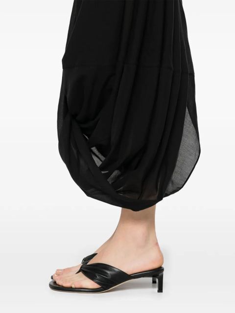 TOTEME cocoon tank dress - Black - zdjęcie produktu nr 1