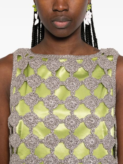 Simon Miller Sina crochet mini dress - Green - zdjęcie produktu nr 2