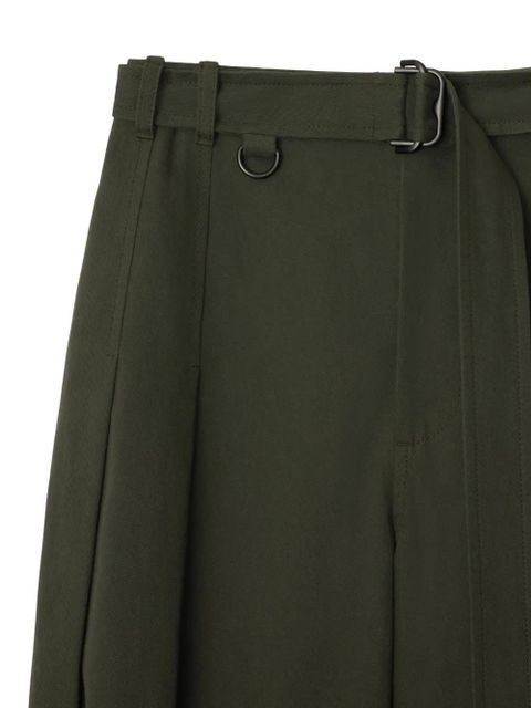 Burberry pleated belted trousers - Green - zdjęcie produktu nr 2
