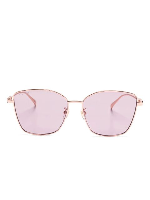 Gucci Eyewear butterfly-frame sunglasses - Pink - zdjęcie produktu nr 1