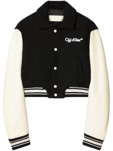 Off-White cropped bomber jacket - zdjęcie produktu nr 1