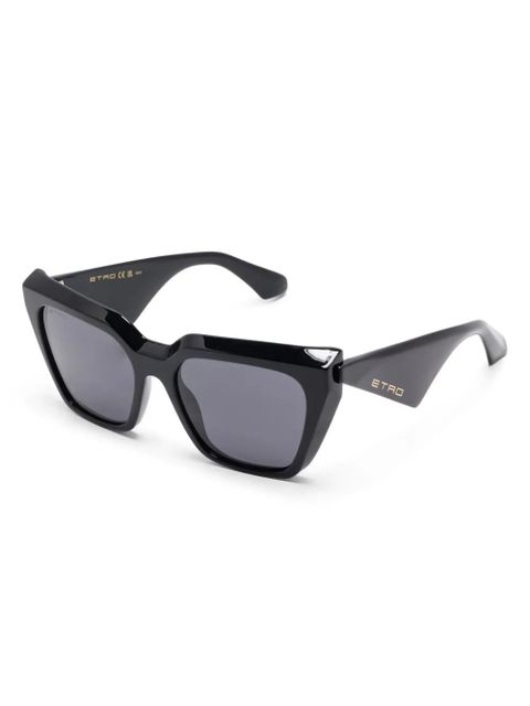 ETRO geometric-frame sunglasses - Black - zdjęcie produktu nr 2