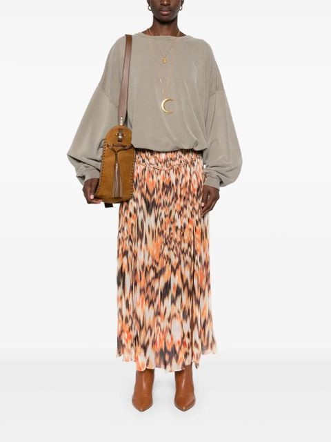 ISABEL MARANT Rolande maxi skirt - Orange - zdjęcie produktu nr 2
