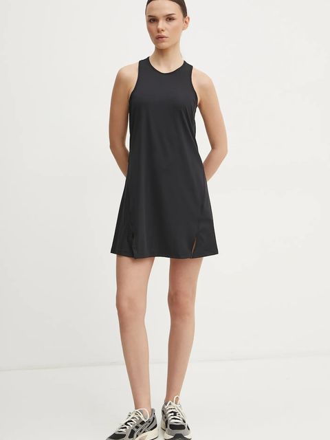 adidas Performance sukienka sportowa Club kolor czarny mini rozkloszowana JY1712 - zdjęcie produktu nr 2