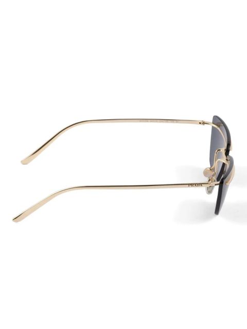 Prada Eyewear metal-frame sunglasses - Gold