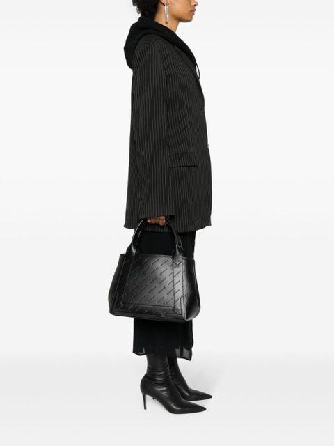 Balenciaga debossed-logo tote bag - Black - zdjęcie produktu nr 2