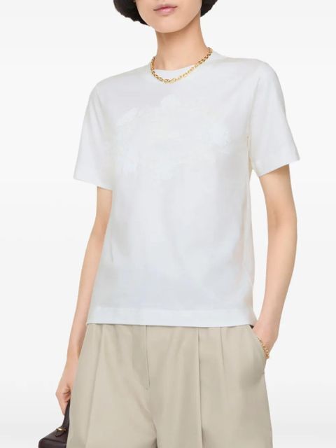 Burberry Knight-stamp cotton T-shirt - White - zdjęcie produktu nr 2