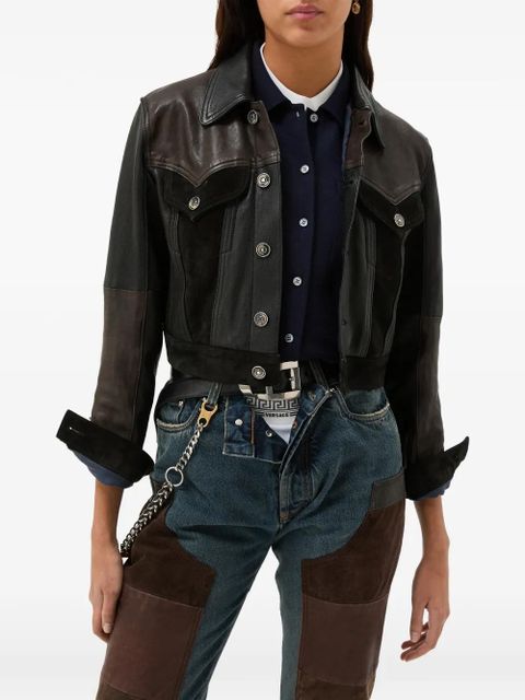 Versace buttoned patch jacket - Brown - zdjęcie produktu nr 2