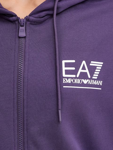 EA7 Emporio Armani dres damski kolor fioletowy AF12473.7W000420