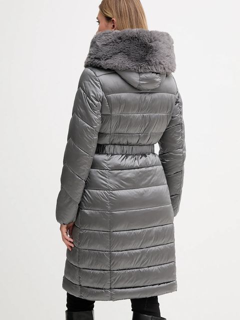 Gaudi kurtka kolor szary zimowa 521BD35004