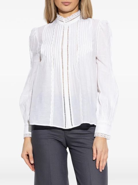 Zadig&Voltaire lace-panelled blouse - White