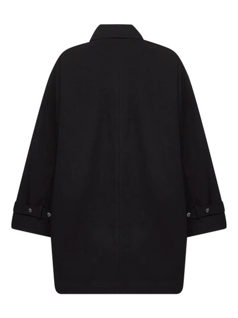TOTEME organic cotton coat - Black - zdjęcie produktu nr 2