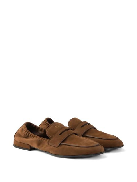 Prada leather loafers - Brown - zdjęcie produktu nr 2
