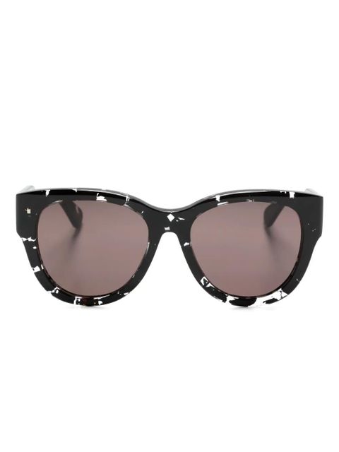 Chloé Eyewear Gayia logo-lettering sunglasses - Black - zdjęcie produktu nr 1