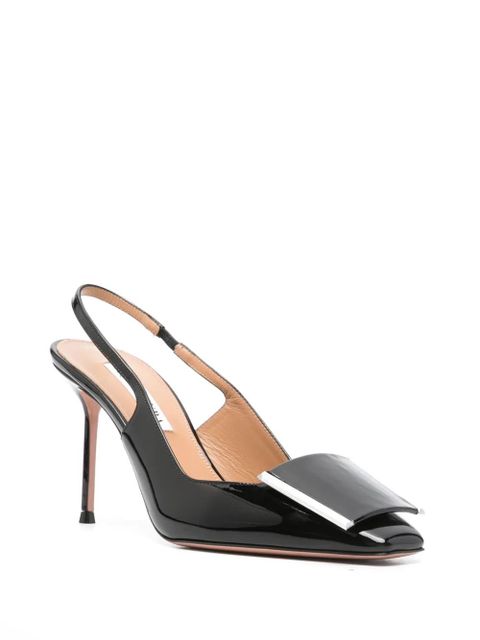 Aquazzura Shibuya 95mm slingback pumps - Black