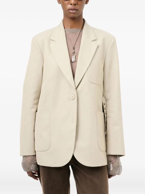 OUR LEGACY Clasp blazer - Neutrals
