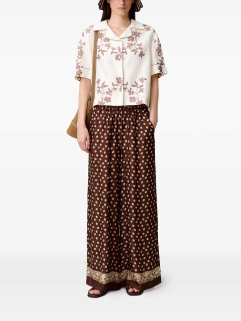 Claudie Pierlot floral-print shirt - White - zdjęcie produktu nr 2