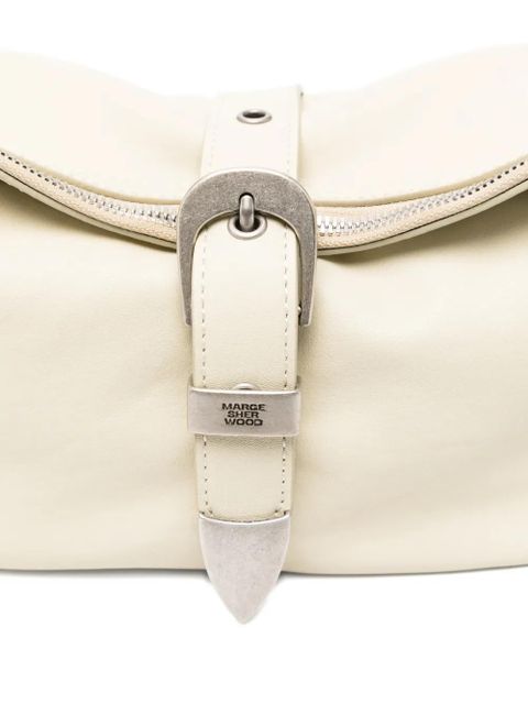 Marge Sherwood belted shoulder bag - Neutrals
