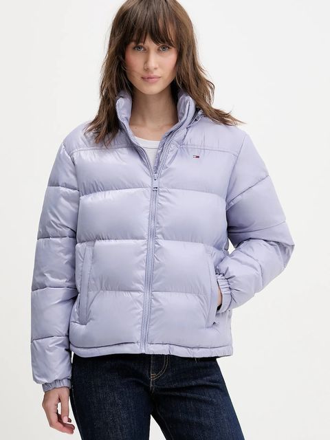 Tommy Jeans kurtka kolor fioletowy zimowa DW0DW22039 - zdjęcie produktu nr 1