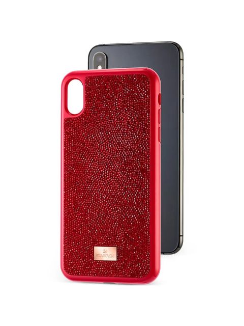 Swarovski embellished iPhone X case - Red