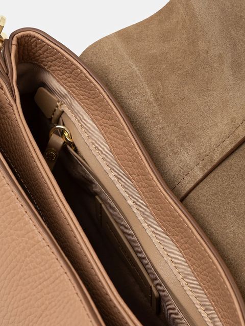 Gianni Chiarini torebka skórzana HELENA ROUND kolor brązowy BS.6036/COMM.GRN-NAOP