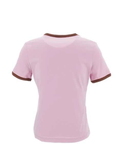 Marni logo crew-neck T-shirt - Pink - zdjęcie produktu nr 2