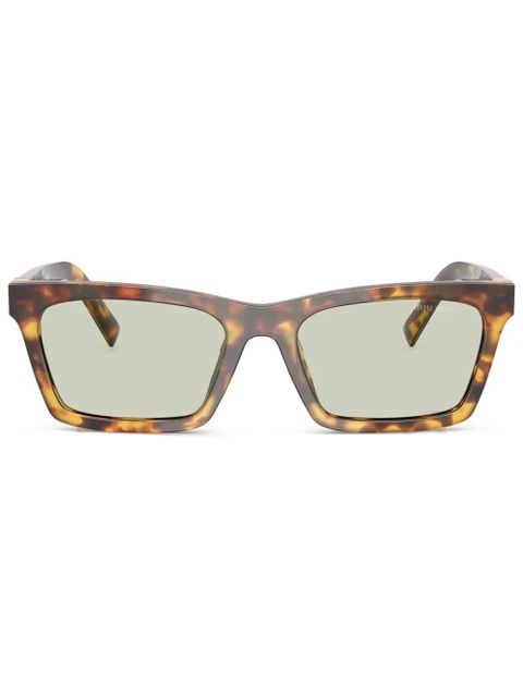 Miu Miu Eyewear square-frame sunglasses - Brown - zdjęcie produktu nr 1