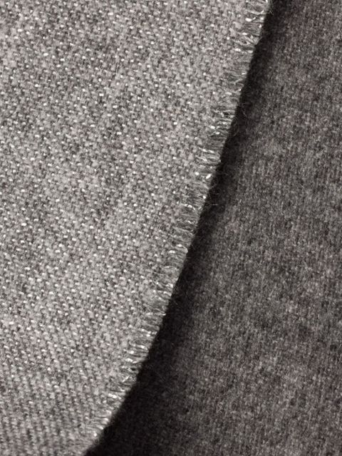 Prada logo-print scarf - Grey - zdjęcie produktu nr 2