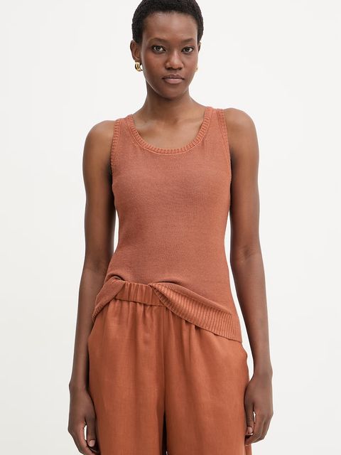 MM by Max Mara top damski lniany BRAVA - zdjęcie produktu nr 1