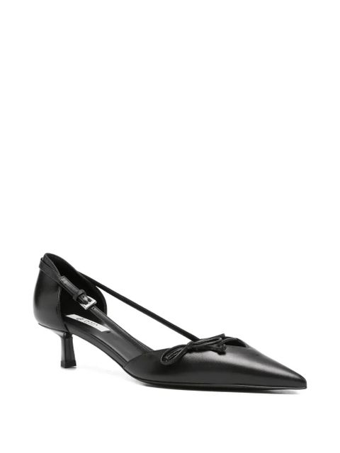 Prada bow-detail pointed-toe pumps - Black - zdjęcie produktu nr 2