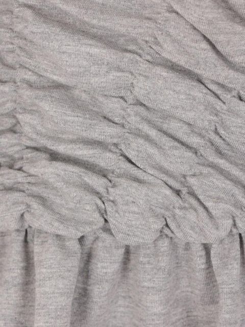Cecilie Bahnsen ruched T-shirt - Grey