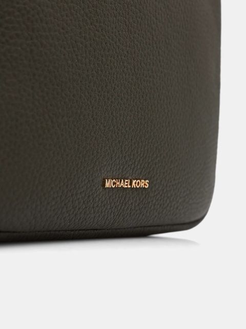 MICHAEL Michael Kors torebka skórzana kolor zielony 32S5GYTC5L