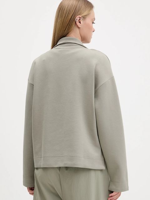 adidas bluza Soft Lux damska kolor szary z nadrukiem JW7422 - zdjęcie produktu nr 2