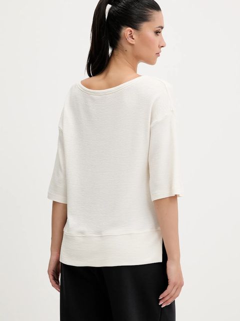 BOSS t-shirt lounge damski kolor beżowy 50540029 - zdjęcie produktu nr 2