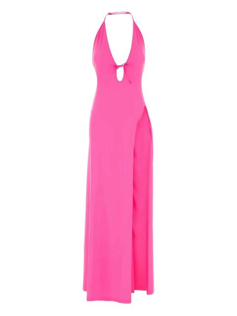 Balenciaga halterneck split maxi dress - Pink - zdjęcie produktu nr 1